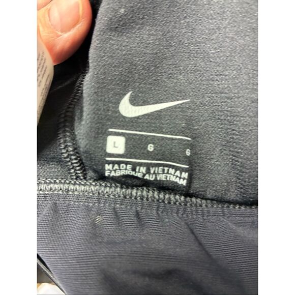 Nike NWT Swim One Piece Sheer Mesh Detailing in Black Size L - Picture 6 of 10